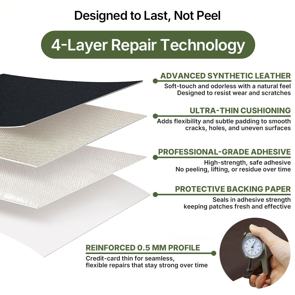 Self adhesive Leather Repair Patch