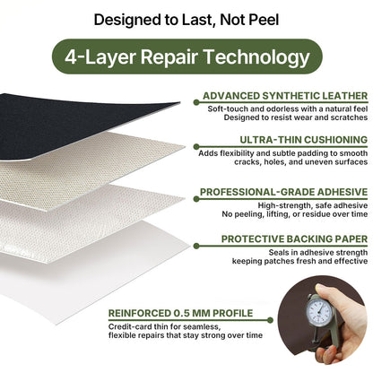 Self adhesive Leather Repair Patch